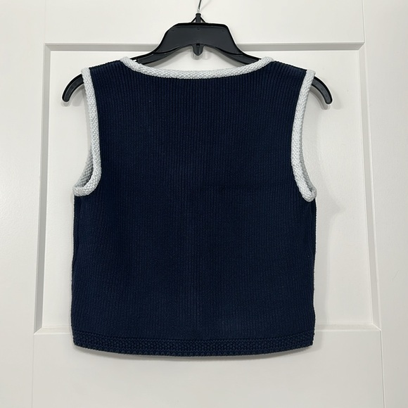🩷SOLD🩷Blue Mara Knit Sweater Vest - Picture 3 of 8